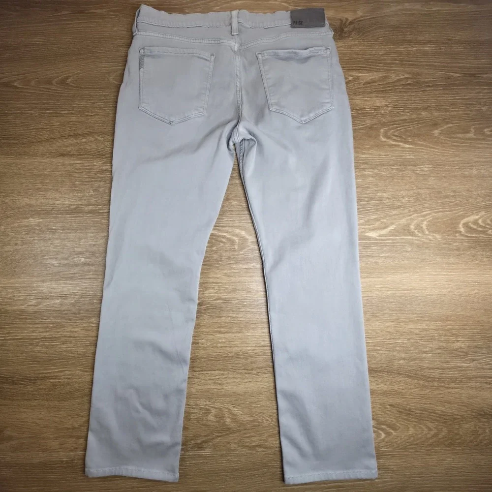 PAIGE Federal Jeans Men's 32 Arctic Sea Gray Transcend Slim Straight Minimalist